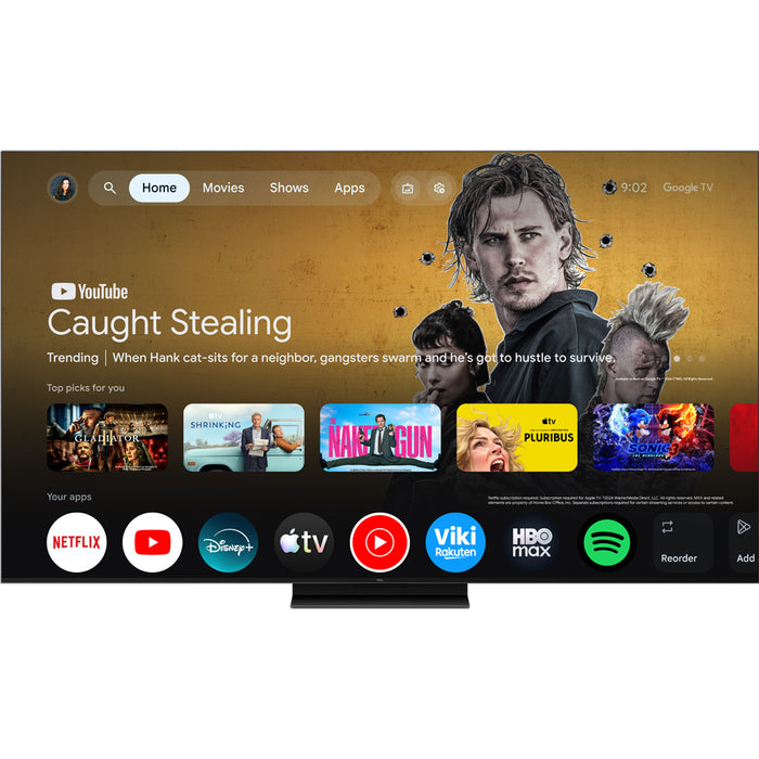 Телевизор TCL 75RM7L 4K ULTRA HD RGB-Mini LED SMART TV, 75.0 ", 189.0 см