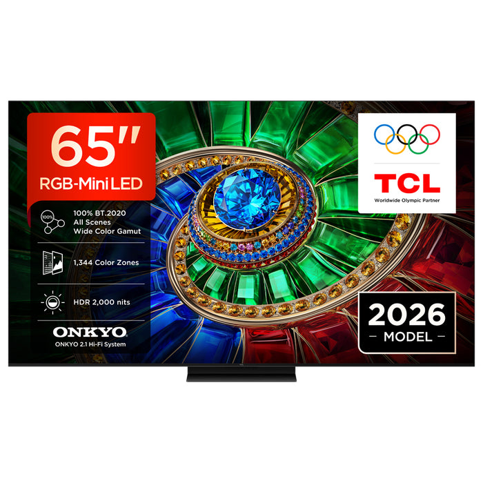 Телевизор TCL 65RM7L 4K ULTRA HD RGB-Mini LED SMART TV, 65.0 ", 164.0 см