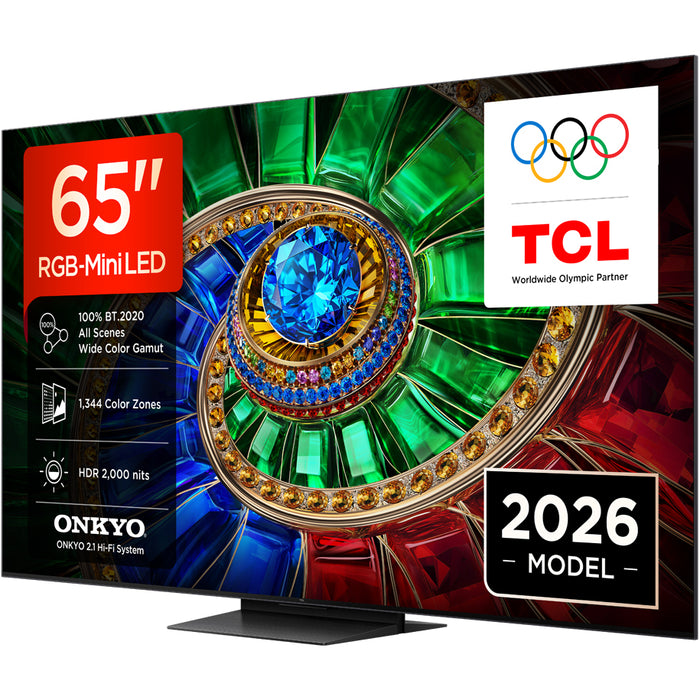 Телевизор TCL 65RM7L 4K ULTRA HD RGB-Mini LED SMART TV, 65.0 ", 164.0 см