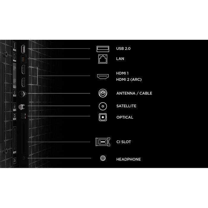 Телевизор TCL 32A400 PRO QLED SMART TV, GOOGLE TV, 32.0 ", 80.0 см