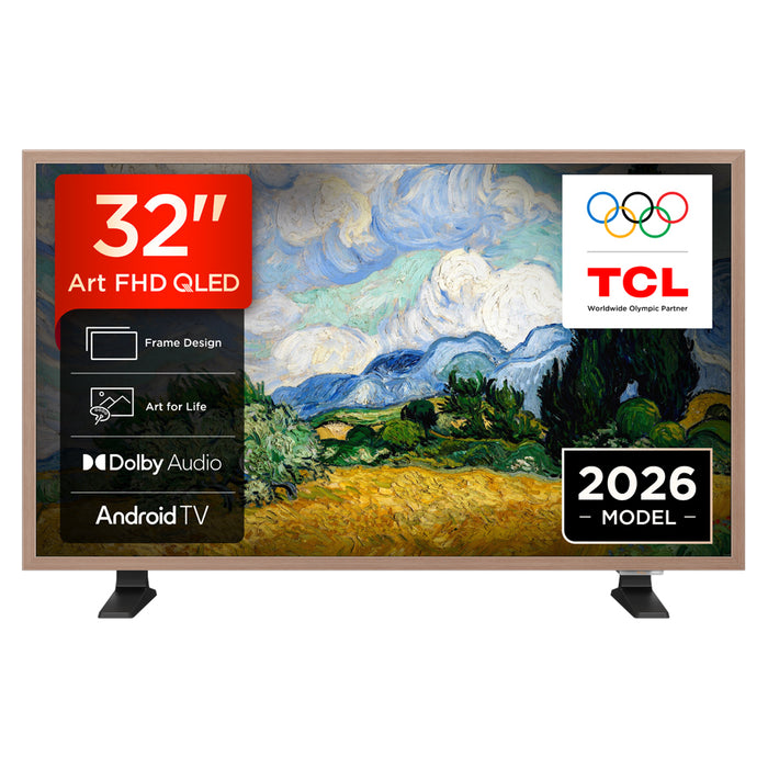 Телевизор TCL 32A400 PRO QLED SMART TV, GOOGLE TV, 32.0 ", 80.0 см