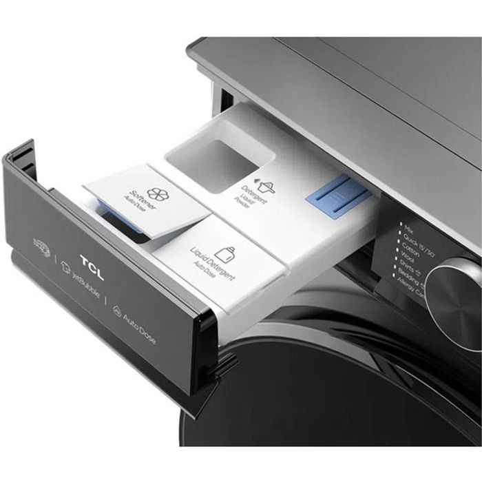 Пералня TCL FP1154SA0EE, 11 кг, 1400 об/мин, Wi-Fi, Звездно сиво