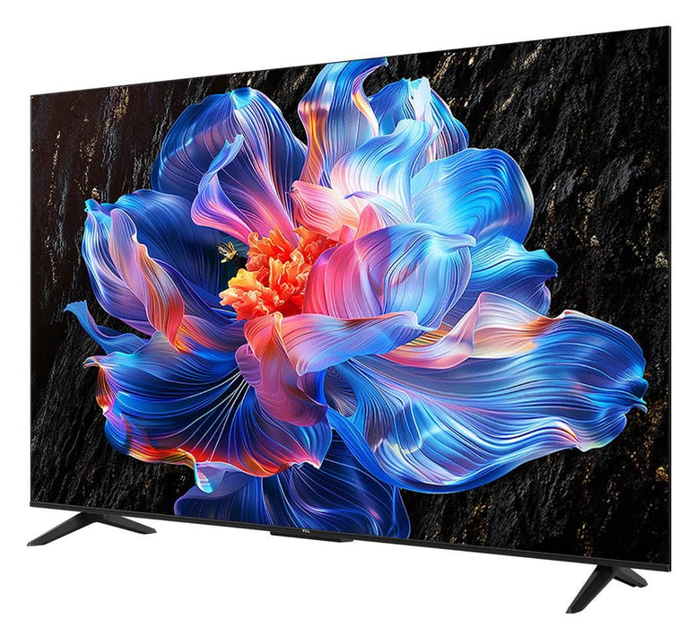 Смарт телевизор TCL – 50P6K, 50", 4K UHD, DLED, AiPQ, 2x10W Dolby Audio, Google TV, черен