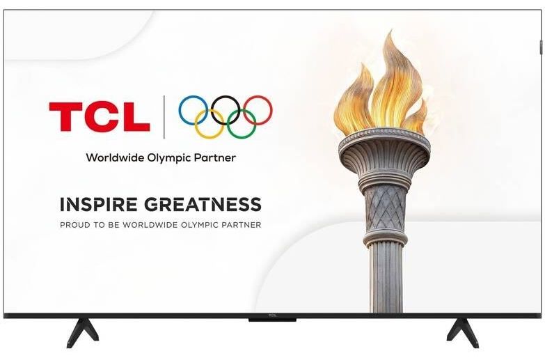 Смарт телевизор TCL - P7L 43P7L, 43'', QLED, 4K, черен