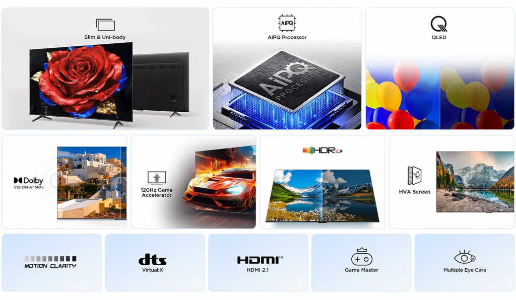 Телевизор TCL QLED 85P7K