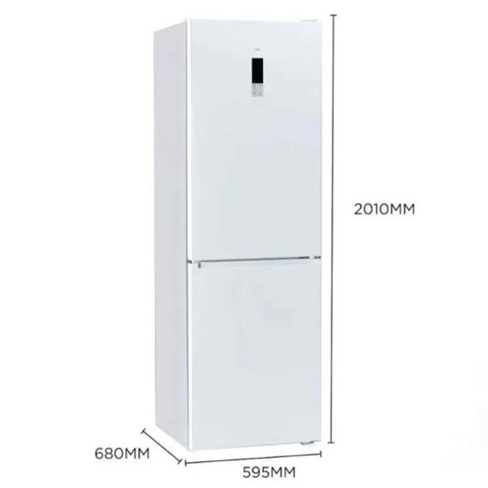 Хладилник с фризер TCL RP456BWE0EE, 456 л, NoFrost, 201 см, бял
