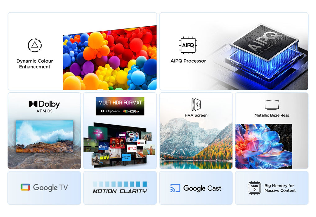 TCL V6C 43V6C Телевизор 109,2 cm (43") 4K Ultra HD Smart TV Wi-Fi Метален 260 cd/m²