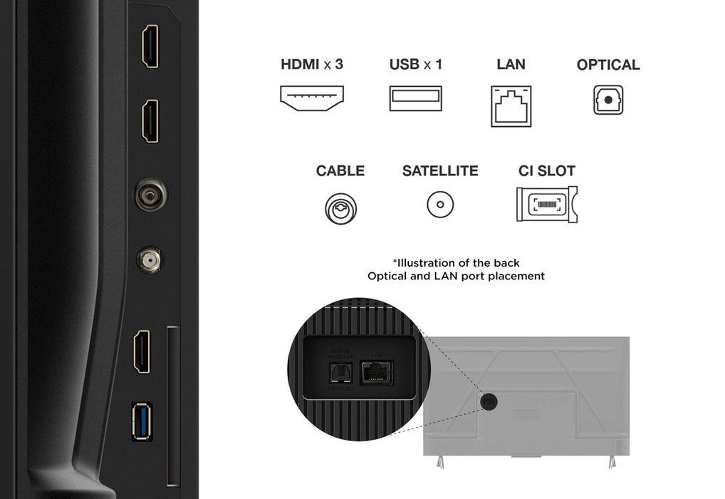 TCL V6C 43V6C Телевизор 109,2 cm (43") 4K Ultra HD Smart TV Wi-Fi Метален 260 cd/m²