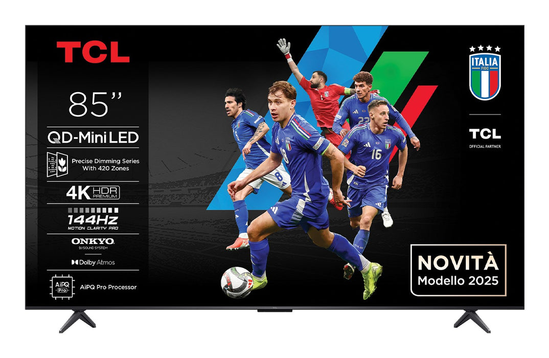 TCL Q6C 85Q6C телевизор 2.16 м (85") 4K Ultra HD Smart TV Wi-Fi Металик