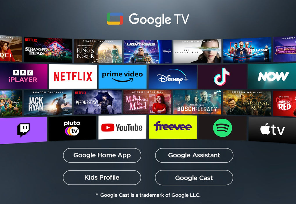 TCL P7K 43P7K телевизор 109.2 см (43") 4K Ultra HD Smart TV Wi-Fi Металик 430 cd/m²