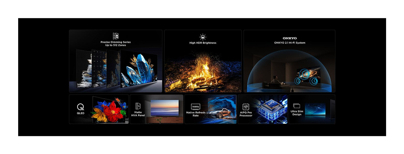 TCL C6K 55C6K телевизор 139,7 см (55") 4K Ultra HD Smart TV Wi-Fi Металик