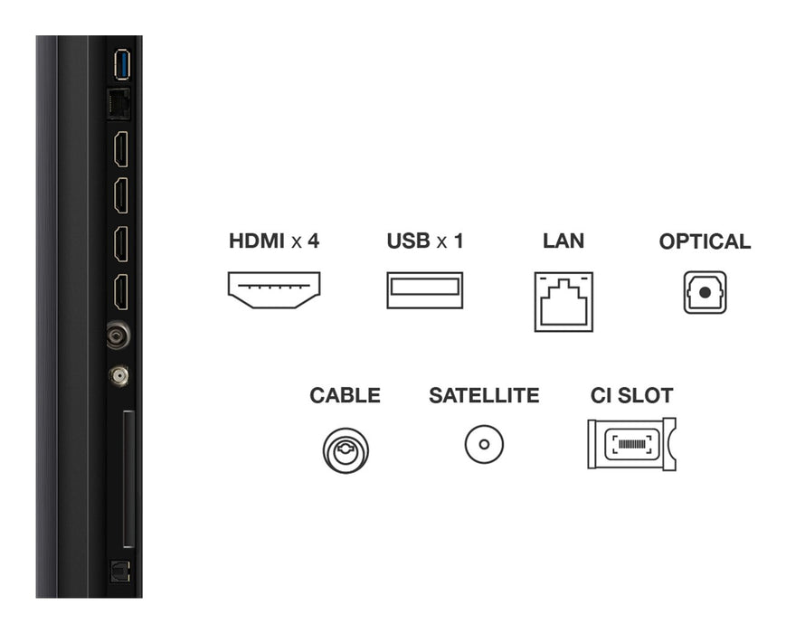 TCL C6K 65C6K Телевизор 165,1 cm (65") 4K Ultra HD Smart TV Wi-Fi Метален