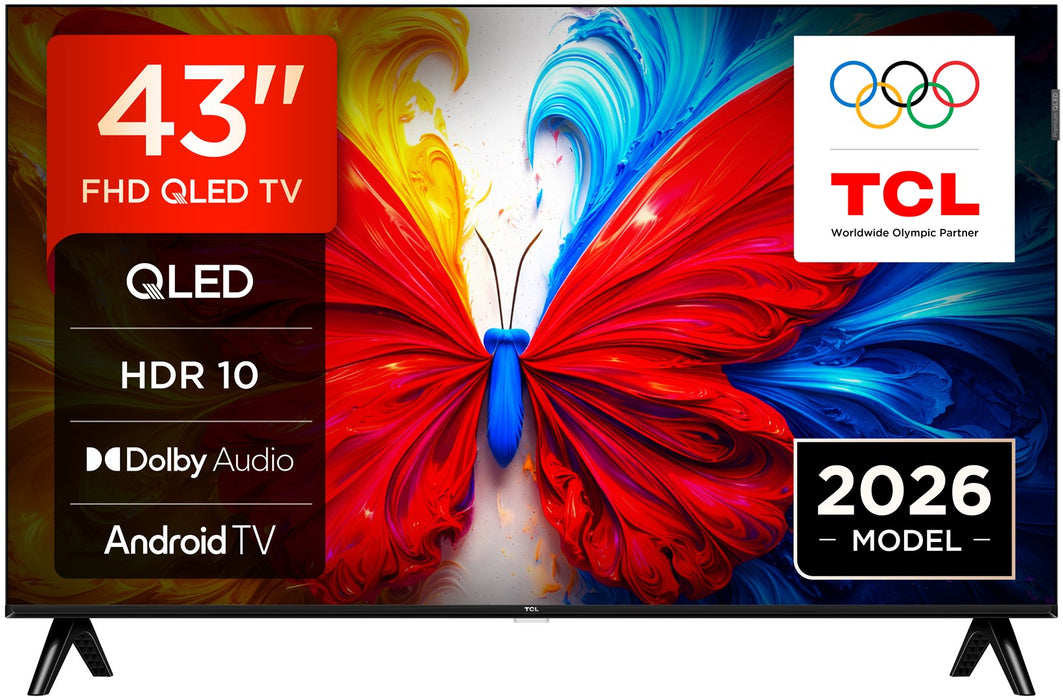 TCL S5L 43S5L телевизор 109.2 см (43") Full HD Smart TV Wi-Fi Черен 300 cd/m²