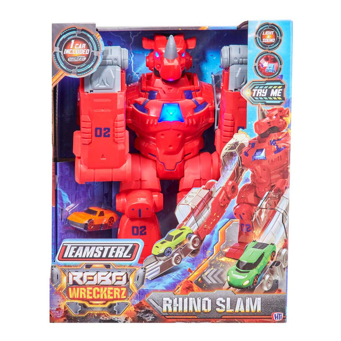 HTI TEAMSTERZ Robo Wreckerz Носорог Изстрелвачка с Кола