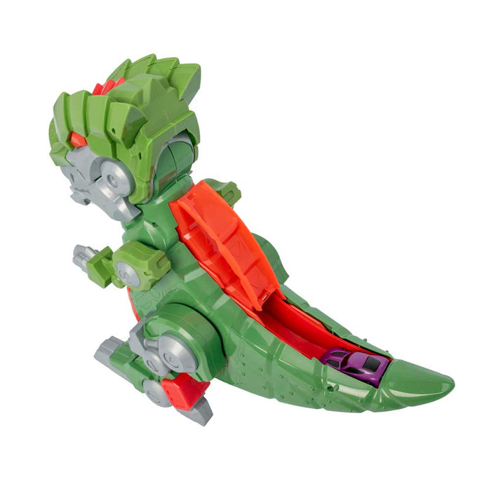 HTI TEAMSTERZ Robo Wreckerz Динозавър Изстрелвачка с Кола Mega Rex