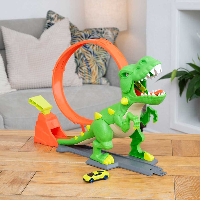 HTI TEAMSTERZ Beast Machines T-Rex Писта с Кола