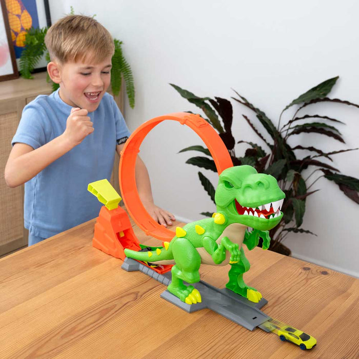 HTI TEAMSTERZ Beast Machines T-Rex Писта с Кола