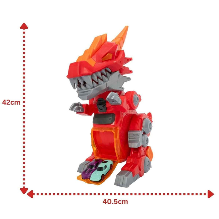Интерактивната играчка Teamsterz Robo Wreckerz Mega Beast - Динозавър