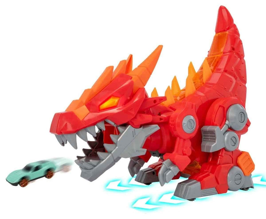 Интерактивната играчка Teamsterz Robo Wreckerz Mega Beast - Динозавър
