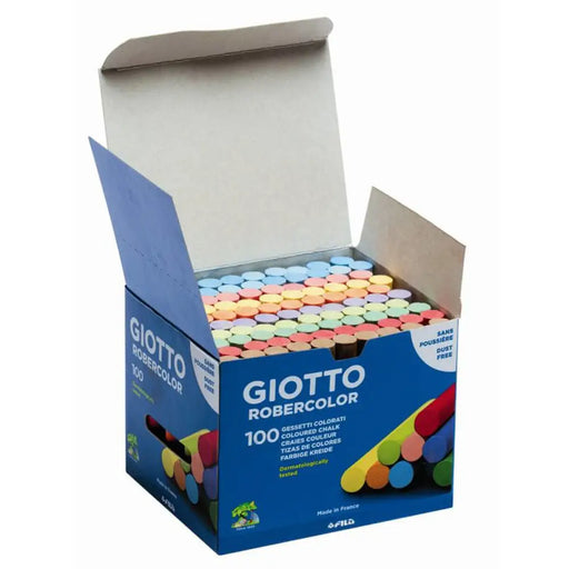 Тебешира Giotto F539000 Многоцветен Против прах 100 Части