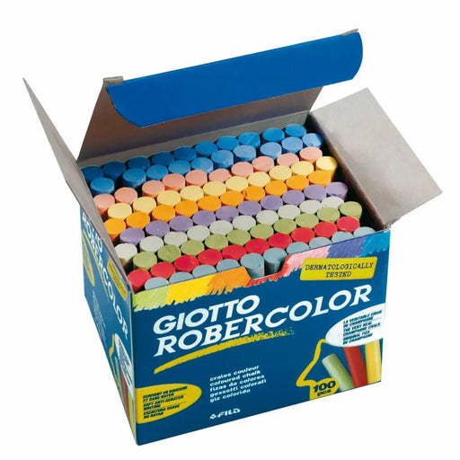 Тебешира Giotto F539000 Многоцветен Против прах 100 Части