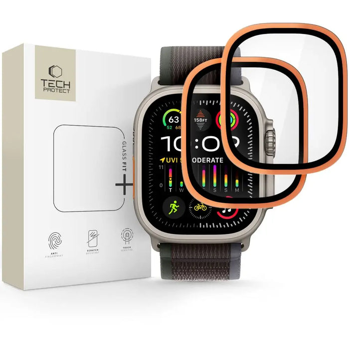 Tech-Protect 2 броя закалено стъкло за Apple Watch Ultra 49