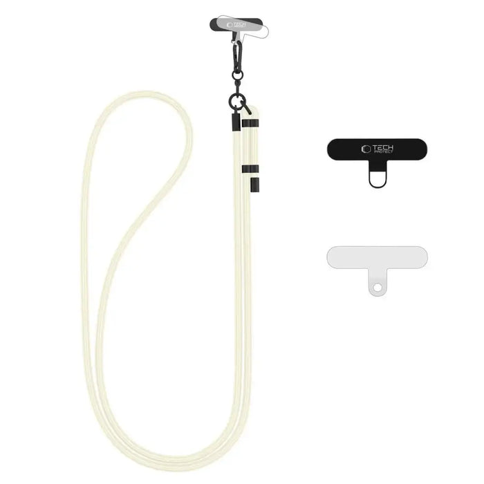 Tech-Protect C1S Rope Crossbody Strap Leash - Бял