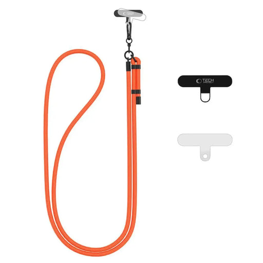 Tech-Protect C1S Rope Crossbody Strap Leash - оранжев