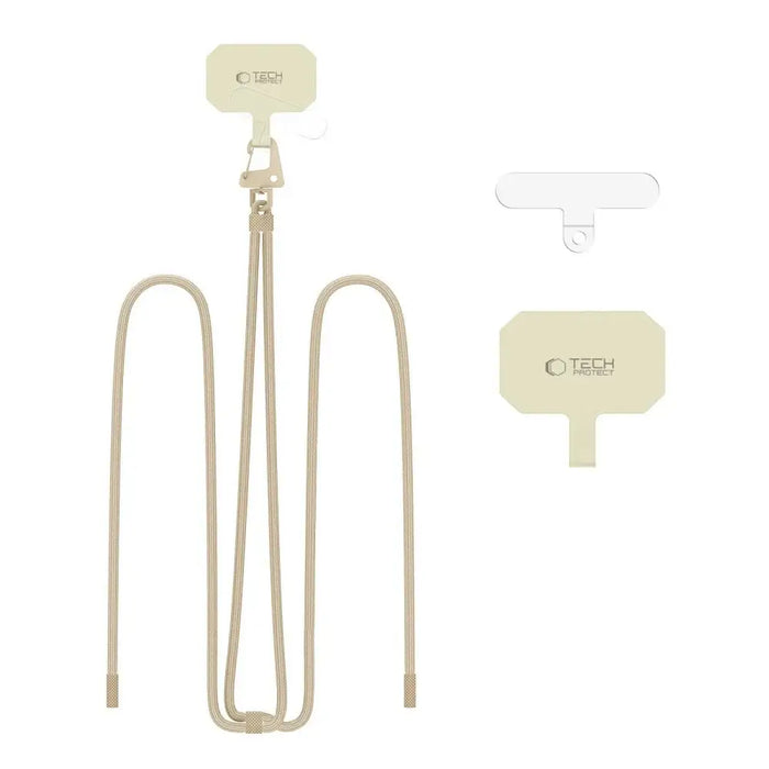 Tech-Protect C5S Rope Crossbody Strap Leash - Бежов