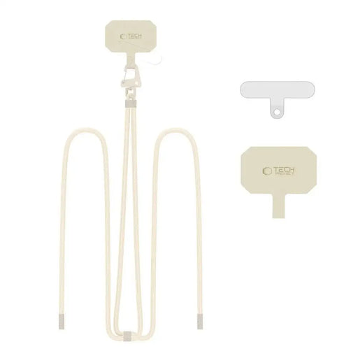 Tech-Protect C5S Rope Crossbody Strap Leash - Бежов