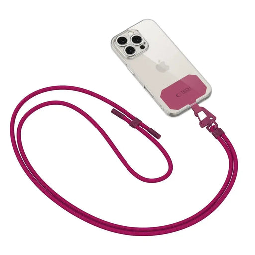 Tech-Protect C5S Rope Crossbody Strap Leash - Бордо