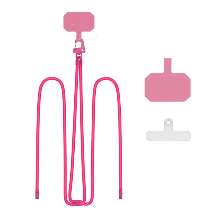 Tech-Protect C5S Rope Crossbody Strap Leash - Fuchsia