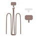 Tech-Protect C5S Rope Crossbody Strap Leash - Кафяв