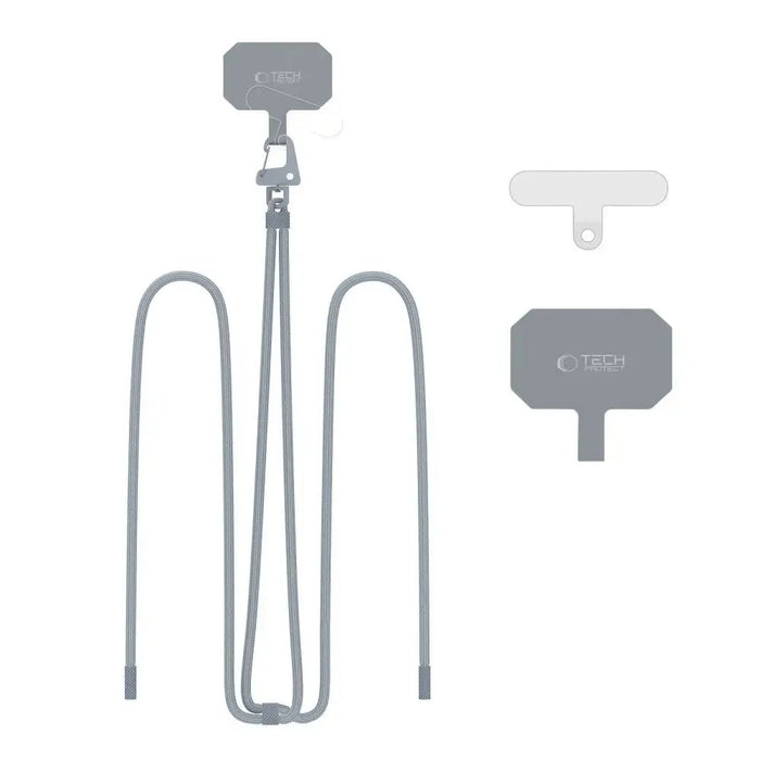 Tech-Protect C5S Rope Crossbody Strap Leash - Сиво