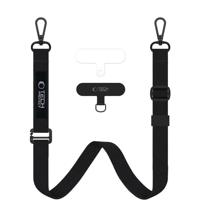 Tech-Protect C65 Rope Crossbody Leash - черен