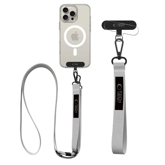 Tech-Protect C6S Дълга връзка за телефон - сива