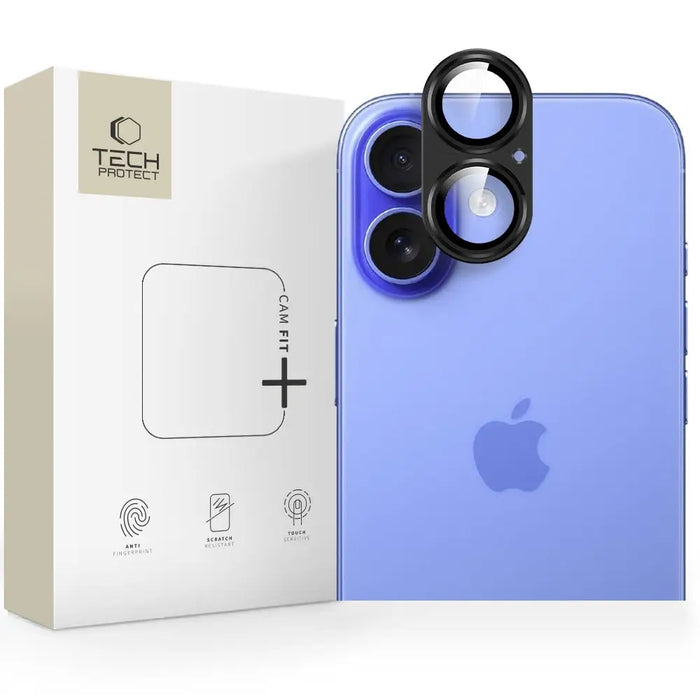 Tech-Protect Camfull Fit+ Camera Cover за iPhone 17 - черен