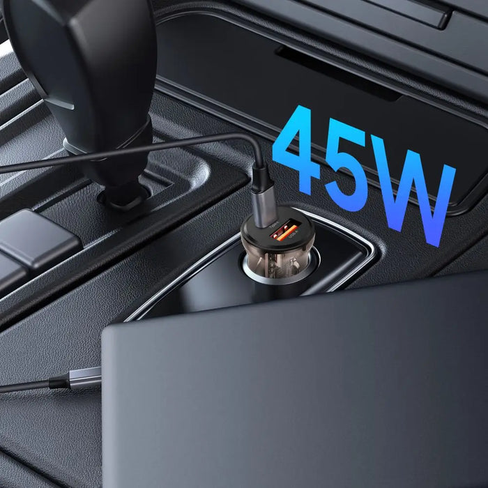 Tech-Protect CC01 45W 2-портово USB-A / USB-C зарядно