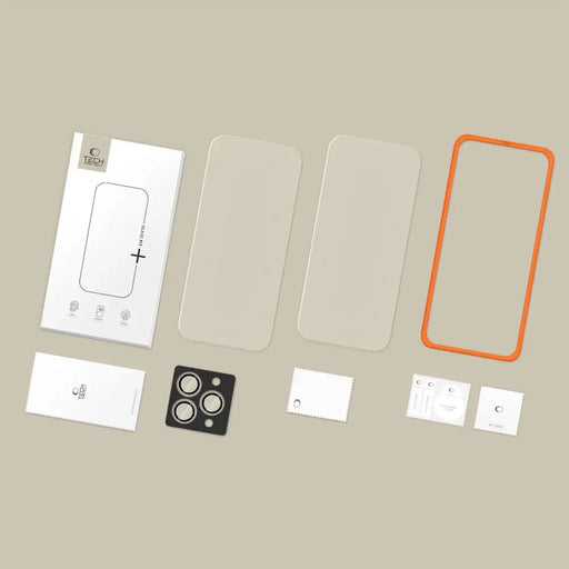 Tech-Protect Easy Set+ 3 пакета закалено стъкло за iPhone