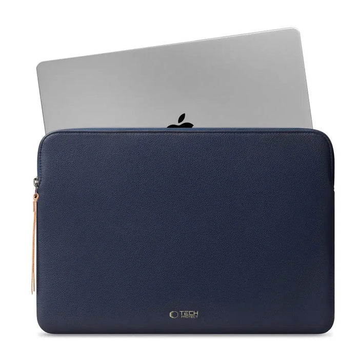 Tech-Protect Fleece чанта за лаптоп 15-16 - тъмносиня