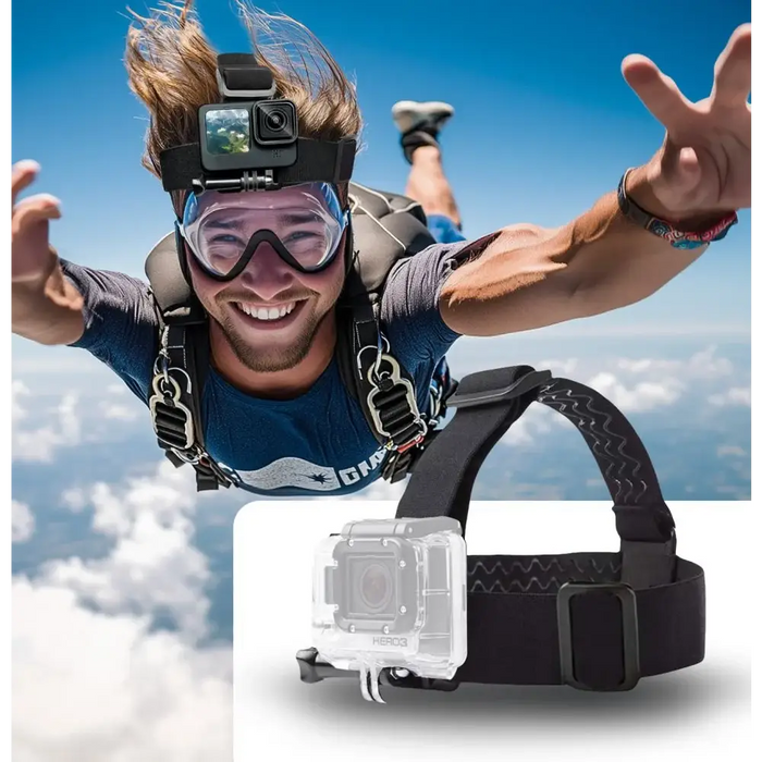 Tech-Protect GA100 Head Mount за GoPro / DJI - черен