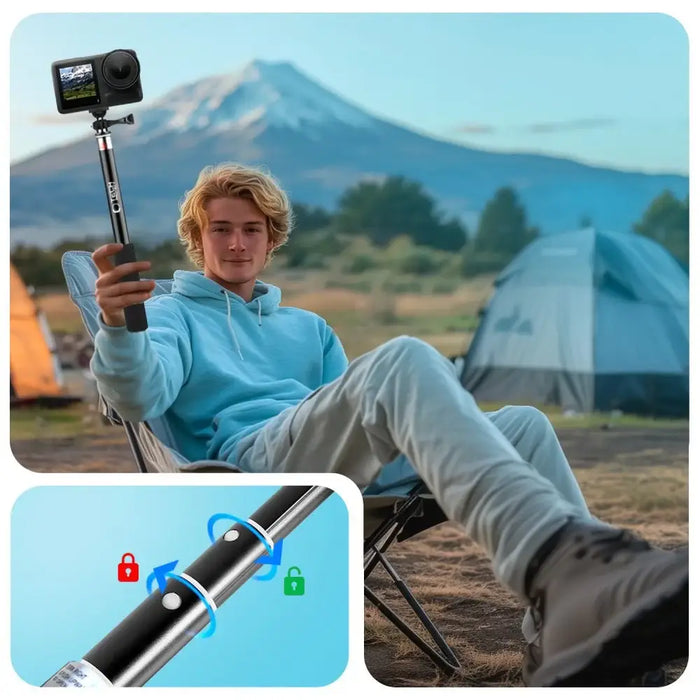 Tech-Protect GA100 монопад и селфи стик за GoPro / DJI