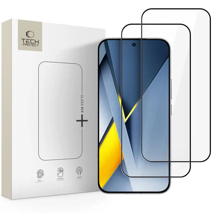 Tech-Protect Glass Fit+ 2 бр. за Xiaomi Poco F8 Pro Ultra