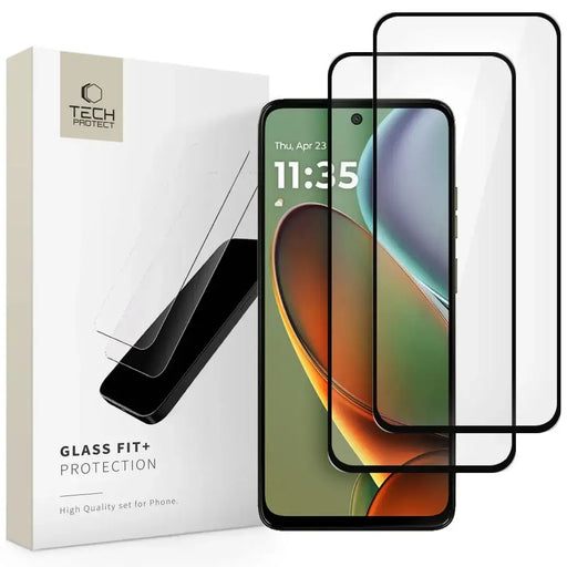 Tech-Protect Glass Fit + 2-Pack Tempered Glass за Motorola