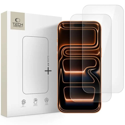 Tech-Protect Glass Fit+ 2 пакета закалено стъкло за iPhone