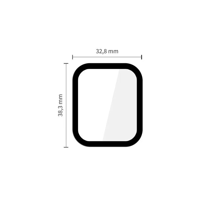 Tech-Protect Glass Flex+ 2 бр. за Apple Watch 40 мм - Черен