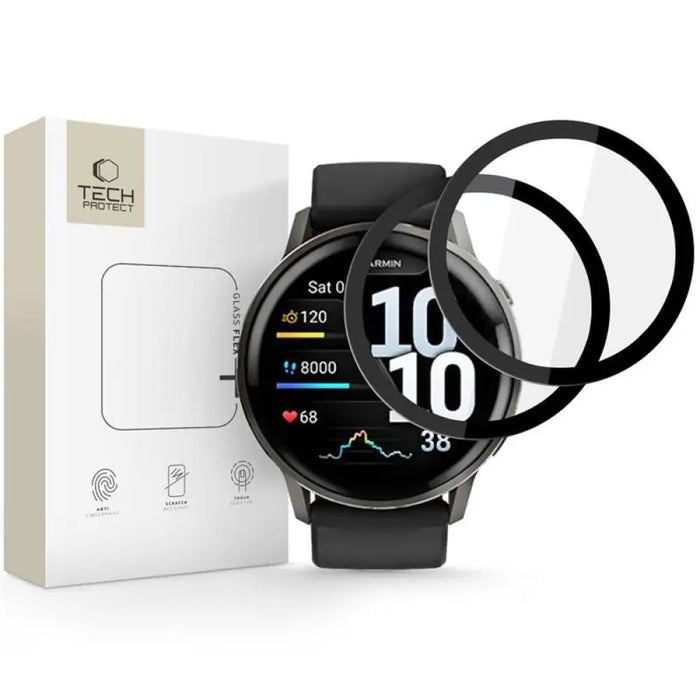 Tech-Protect Glass Flex+ 2 бр. за Garmin Venu 4 45 мм