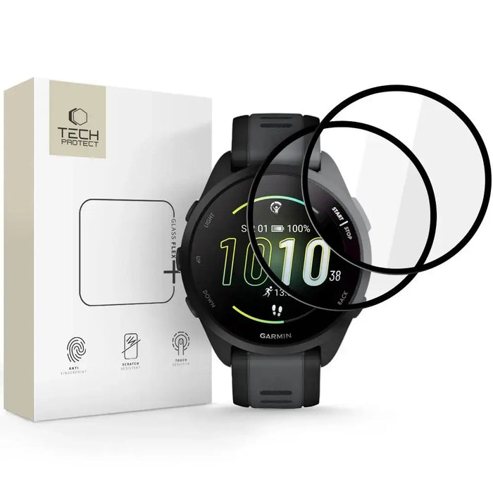 Tech Protect Glass Flex+ 2 pack хибридно стъкло за Garmin