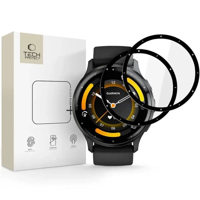Tech Protect Glass Flex+ 2 pack хибридно стъкло за Garmin