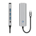 Tech-Protect HB01 HUB Adapter 5in1 USB-C + USB3.0 + HDMI 4K